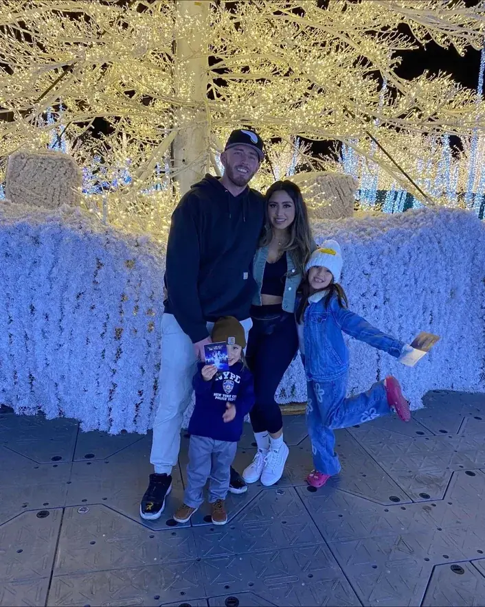 Zachary Pfisthner with his family.